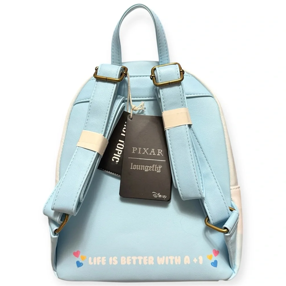 NWT Loungefly Disney Pixar Up Carl & Ellie Hearts Mini Backpack Collectible